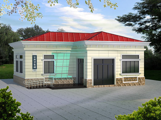 佛冈现代都市型移动厕所